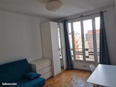 t1 200m gare d'asnières- 21 m² + cave