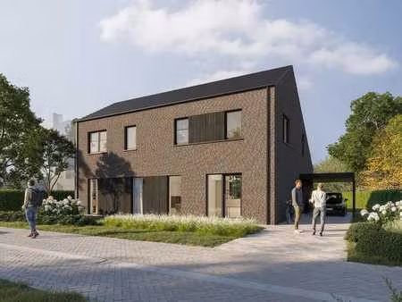 energiezuinige halfopen bebouwing in centrum vorselaar