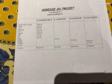 vends maison plein pied