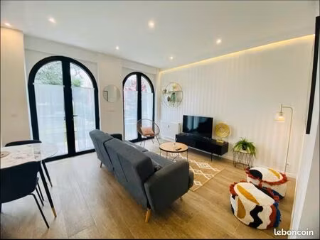 magnifique et lumineux f3 avec jardin