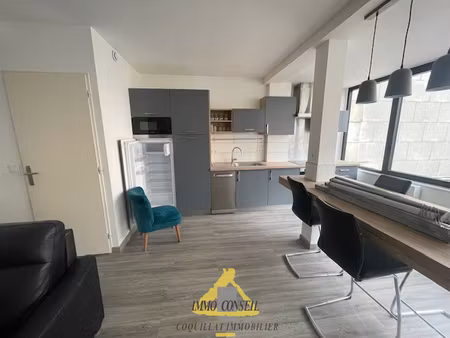 divonne les bains location appartement t2 meublé  au centre