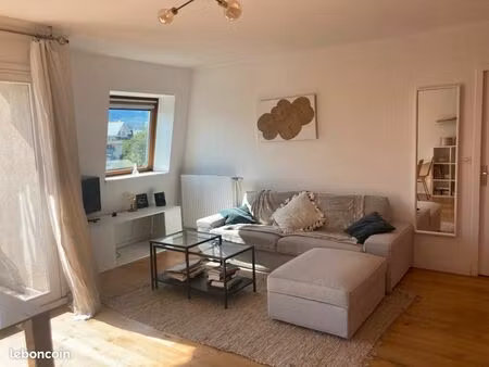 t4 meublé traversant - garage - vue vercors et belledonne - grenoble