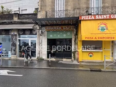 bordeaux  bar d'environ 30m² avec licence iv.