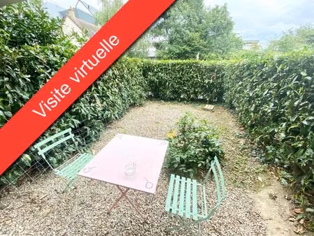 tours nord - studio avec jardinet et parking