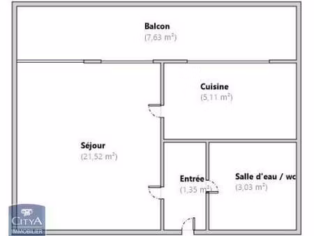 location appartement 1 pièce 31m² montpellier 34000