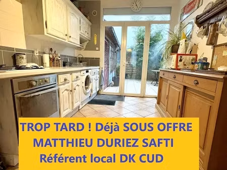 vente maison 5 pièces 90 m² à dunkerque (59140)  137 200 €