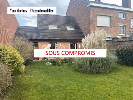 vente maison 3 pièces 80 m² à comines (59560)  206 000 €