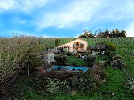 charmante maison de campagne en pierre avec piscine et studio d’été indépendant