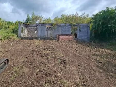 terrain 876 m² vieux habitants