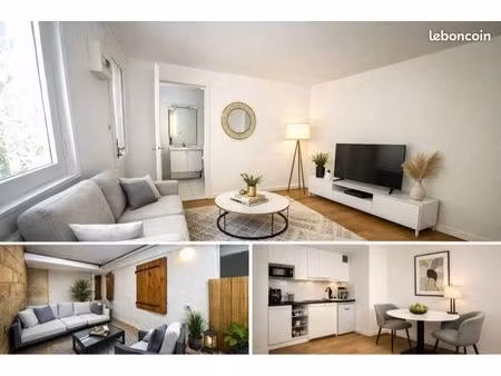 à louer – t2 meublé 28 m² avec terrasse – bordeaux gambetta