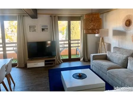 t3 meublé tamaris – parking sécurisé – balcon – fibre – dispo immédiate