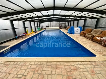 maison de caractère avec piscine couverte – deux habitations indépendantes – thérines (ois