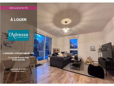 location appartement 3 pièces  62.09m²  nantes