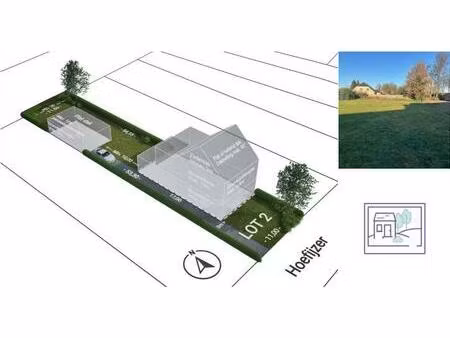 terrain à bâtir à vendre à hoefijzer 2+ olen (rbv17331)