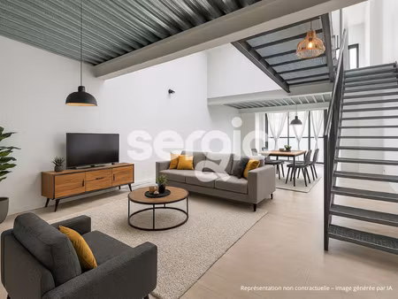 loft de 3 pièces110 m2 avec parking