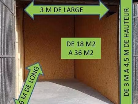 location garage box et parking à janzé (35150) : à louer / 18m² janzé