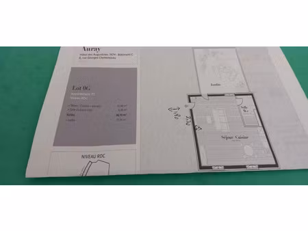 location appartement 1 pièce 36 m² à auray (56400)  600 €