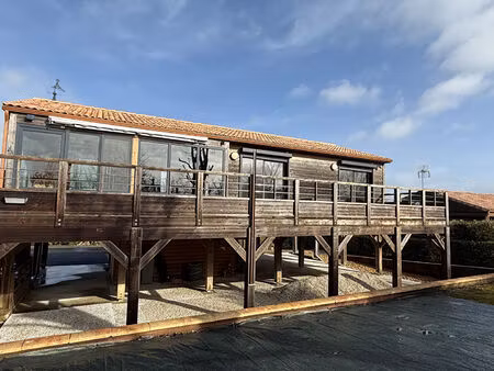 chalet sur pilotis- jardin