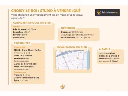 studio 16m2 - proche gare