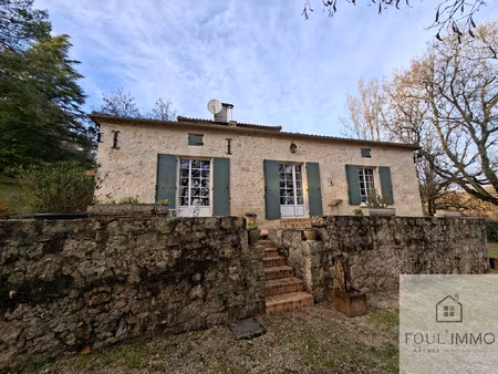 exclusivite : axe foulayronnes - laugnac : maison en pierre