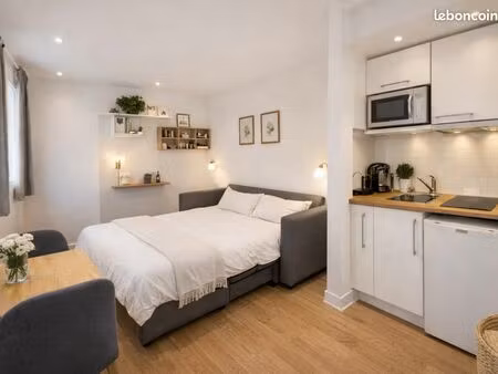 studio meublé 30 m² – odéon / saint-germain – bail meublé 12 mois