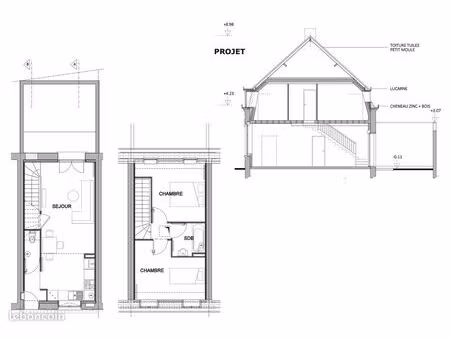 ? maison rénovée 1930 – 2 chambres + bureau – quartier piats / virolois
