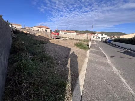 vente terrain à batir 575 m² à cruzy (34310)  81 000 €