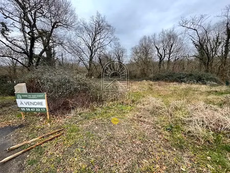 vente terrain 866 m² à dax (40100)  128 000 €