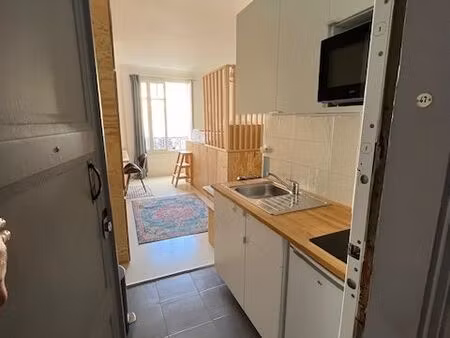 studio meublé 21 m² – convention / boucicaut – calme et lumineux