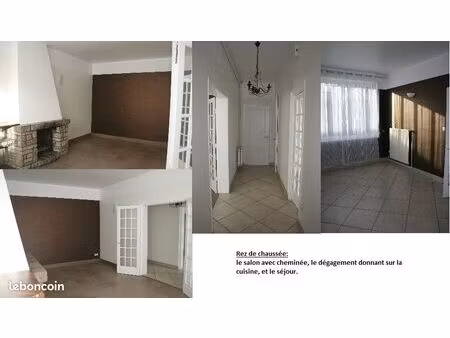 maison 119m2  3 chambres  avec terrain et parking  disponible au 1er avril