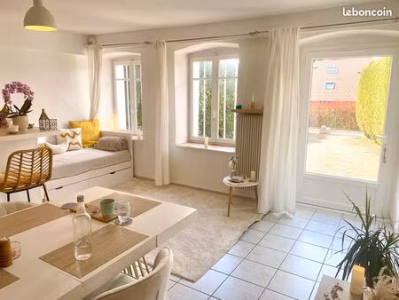 appartement rdc 57m2 avec terrasse - t2 lumineux