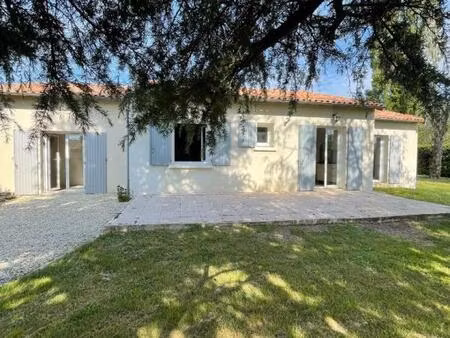 exclusivité plain-pied de 116 m² à fressines  4 chambres jardin et garage