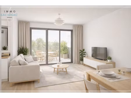 t2 neuf avec grand balcon écoquartier nouvelle génération