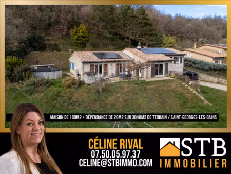 maison individuelle de 180m2 et dépendance de 20m2 sur terra