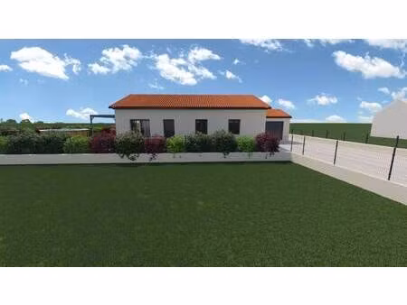 terrain avec maison neuve à vendre