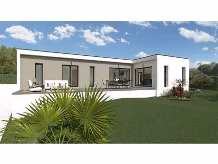 terrain avec maison neuve à vendre