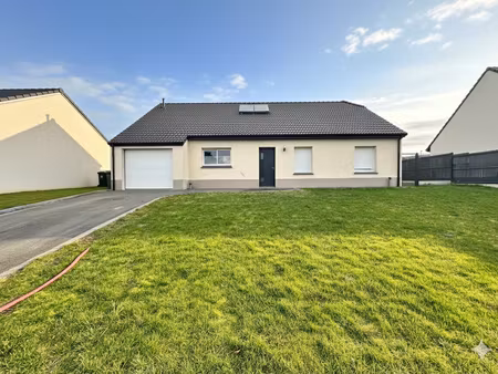 maison de plain-pied  nouvelle construction 2020  3 chambres  garage à feignies