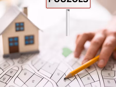 achat terrain 500m² pouzols 34230