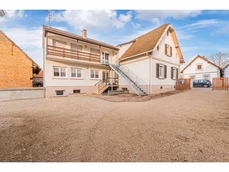 rountzenheim/auenheim – maison 200 m² – bi-famille (2 apparts) – 2 garages – jardin
