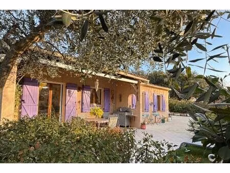 seillans villa individuelle garage terrain 704m2 clos