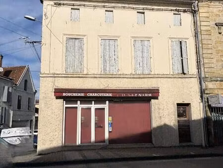 immeuble avec local commercial montpon-menesterol 3 pièce(s) 170 m2