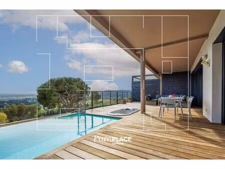 appartement 3 pièces de standing avec piscine  garage et vue imprenable aux angles