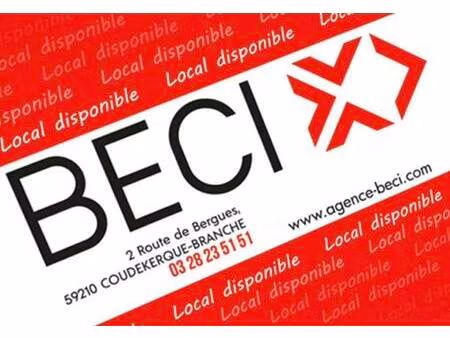 location local professionnel 200m² dunkerque 59140