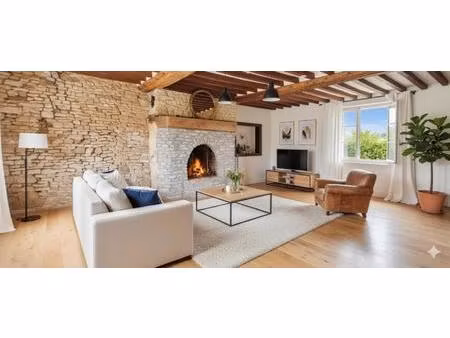 maison en pierre à rénover de 126 m² à vendre à gouverne en auge