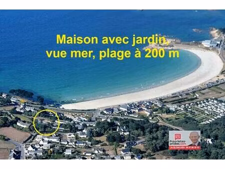 maison de 56 m2 avec garage et jardin . belle vue mer de toutes les pièces