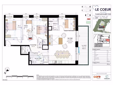 vente appartement 4 pièces 91.8 m² à la plagne (73210)  729 600 €