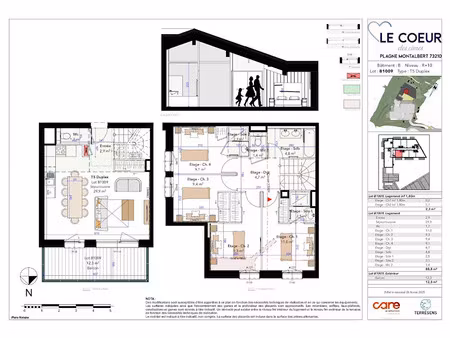 vente appartement 4 pièces 88.8 m² à la plagne (73210)  796 800 €