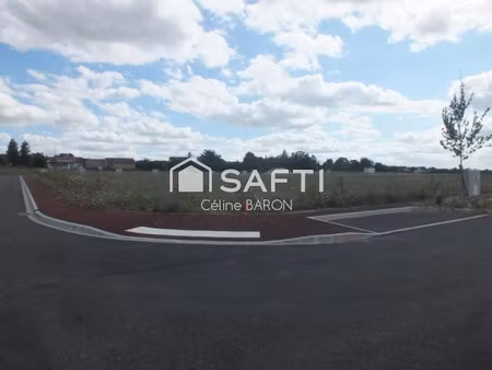 vente terrain 1005 m² à niherne (36250)  49 245 €
