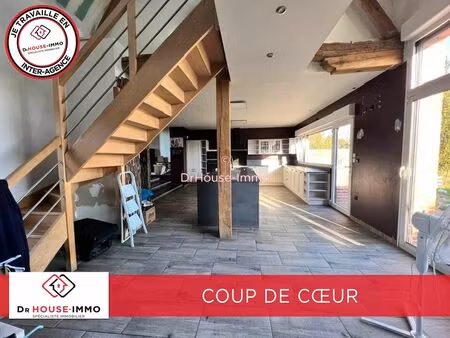 grande bâtisse type fermette semi plain pied en grande partie renovee par entrepise de 280