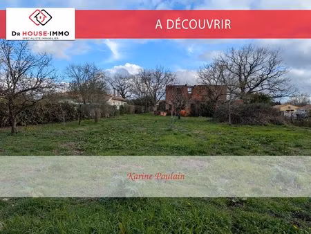 terrain constructible pour deux maisons de 1 783 m² ambarès-et-lagrave
